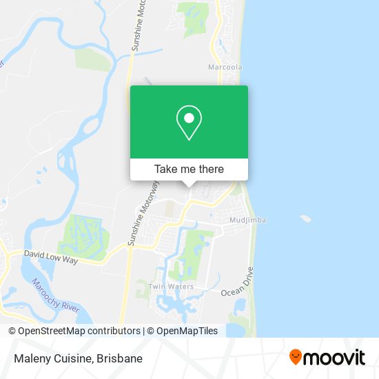 Maleny Cuisine map