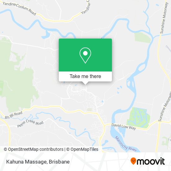 Kahuna Massage map