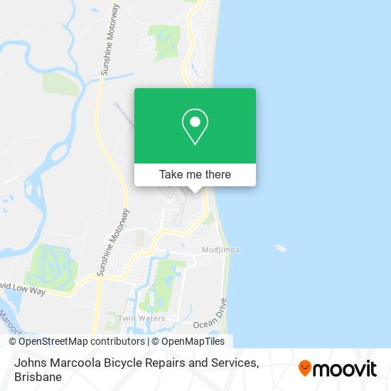 Johns Marcoola Bicycle Repairs and Services map