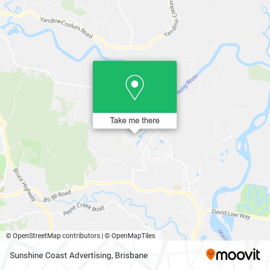 Sunshine Coast Advertising map