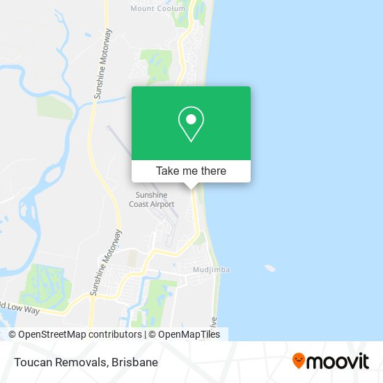 Toucan Removals map