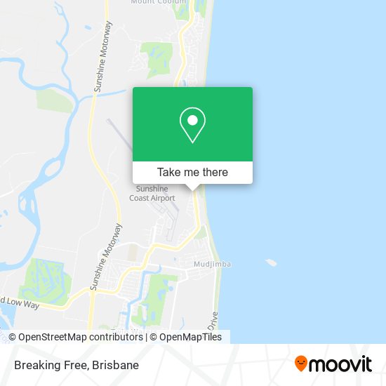 Breaking Free map