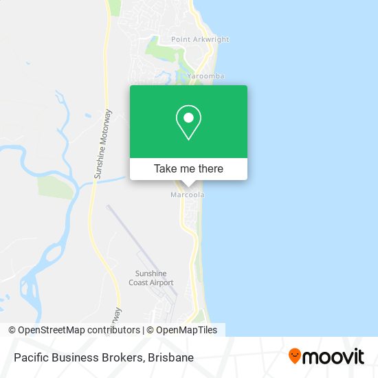 Pacific Business Brokers map