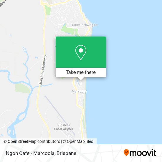 Ngon Cafe - Marcoola map