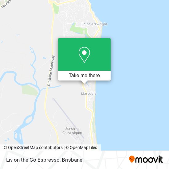 Liv on the Go Espresso map