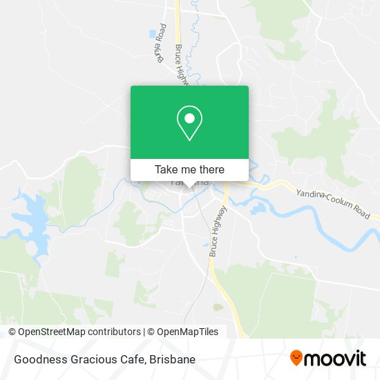 Goodness Gracious Cafe map