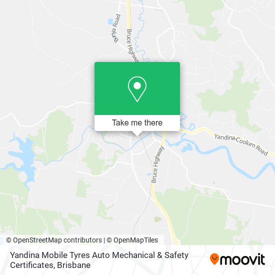 Yandina Mobile Tyres Auto Mechanical & Safety Certificates map