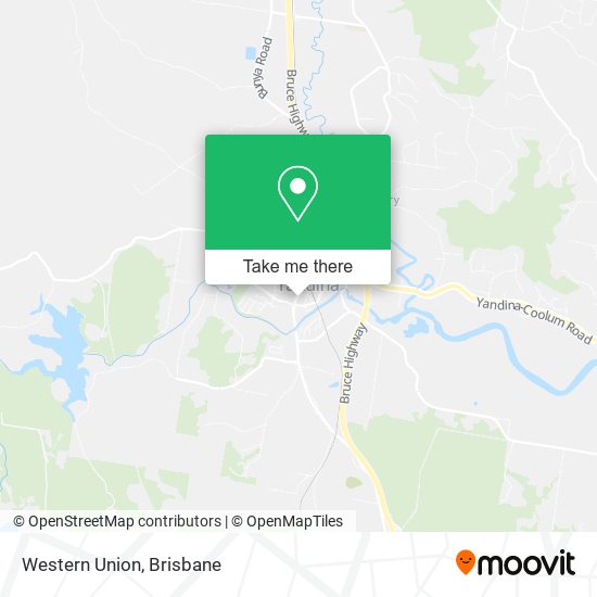 Western Union map