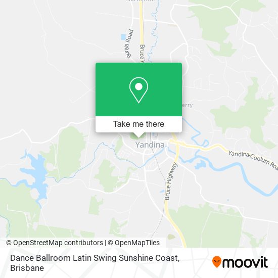 Dance Ballroom Latin Swing Sunshine Coast map