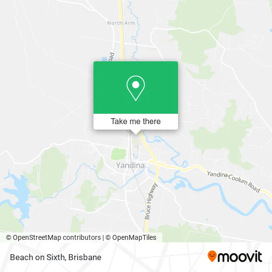 Beach on Sixth map