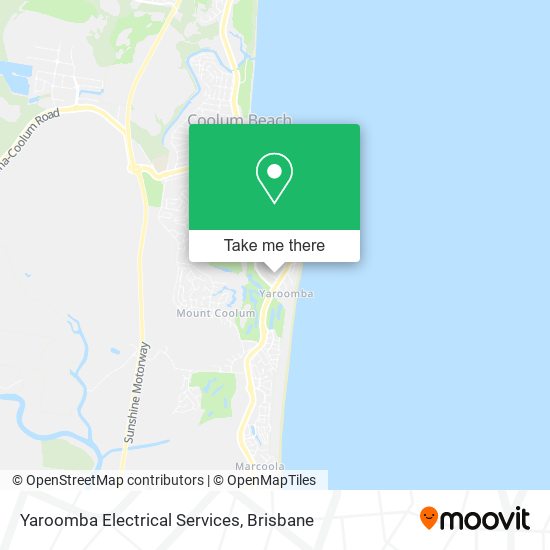 Yaroomba Electrical Services map