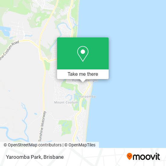 Yaroomba Park map