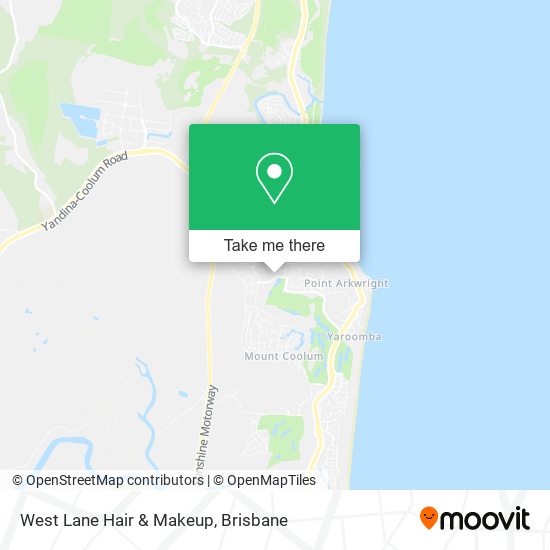West Lane Hair & Makeup map