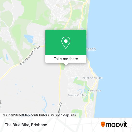 The Blue Bike map