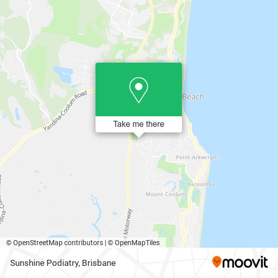 Sunshine Podiatry map