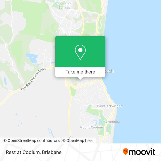 Rest at Coolum map