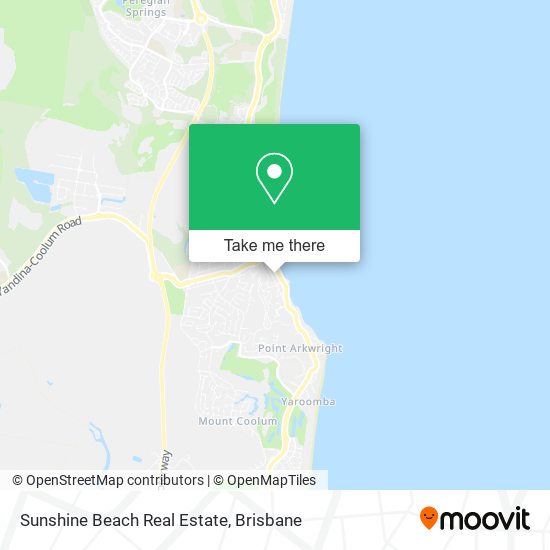 Sunshine Beach Real Estate map