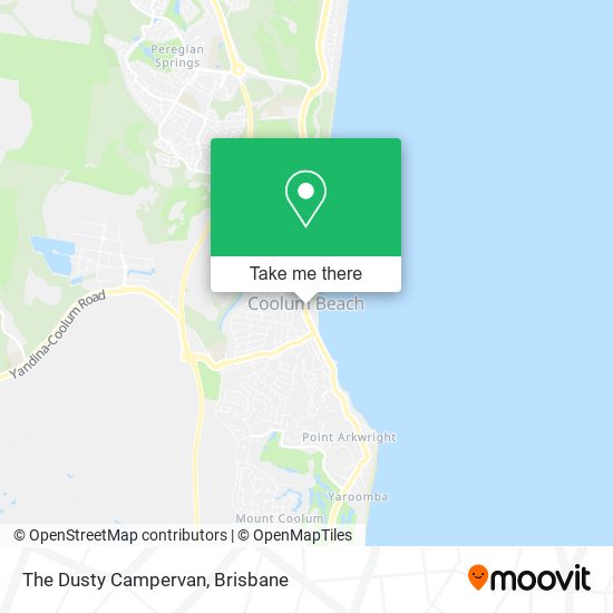 The Dusty Campervan map