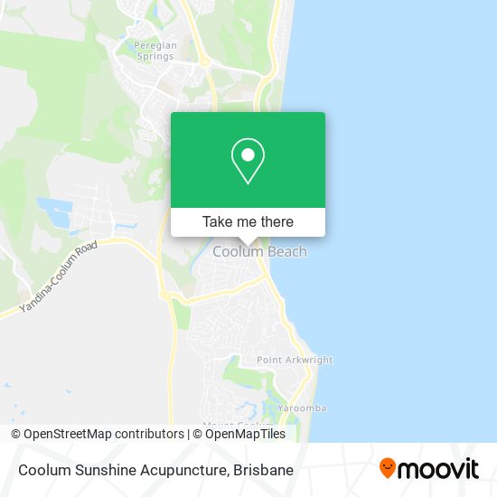 Mapa Coolum Sunshine Acupuncture