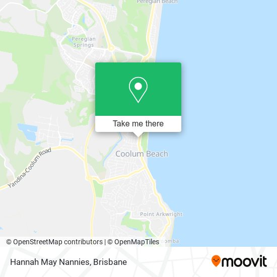 Hannah May Nannies map