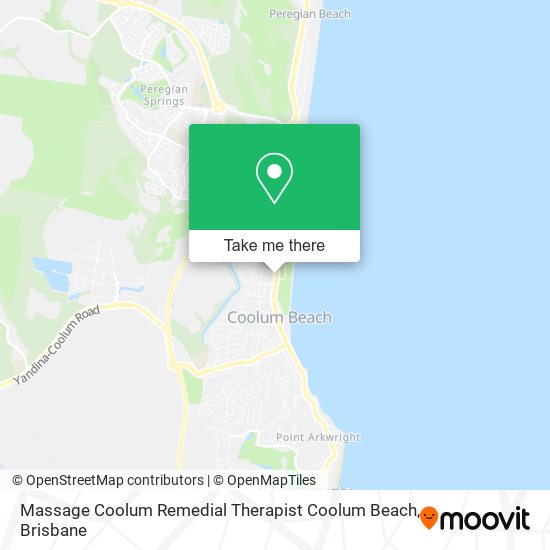 Massage Coolum Remedial Therapist Coolum Beach map