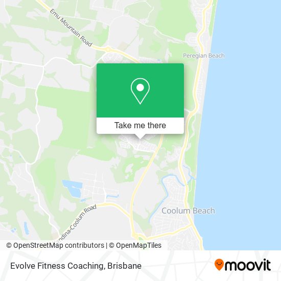 Evolve Fitness Coaching map