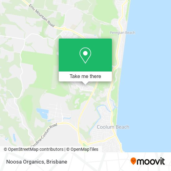 Noosa Organics map