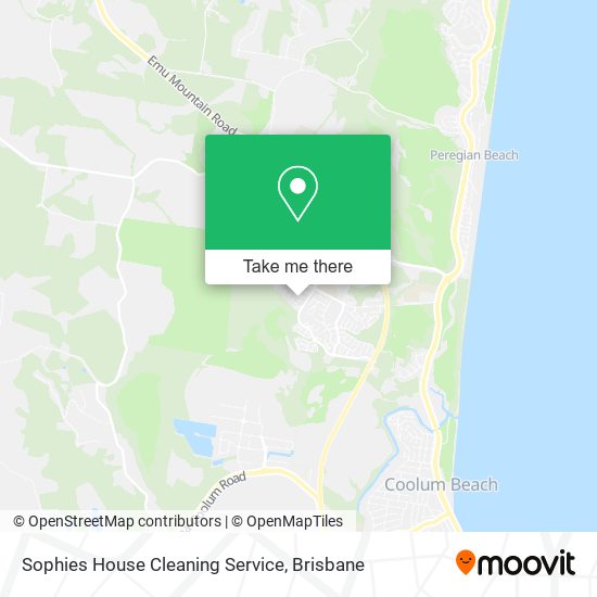 Sophies House Cleaning Service map