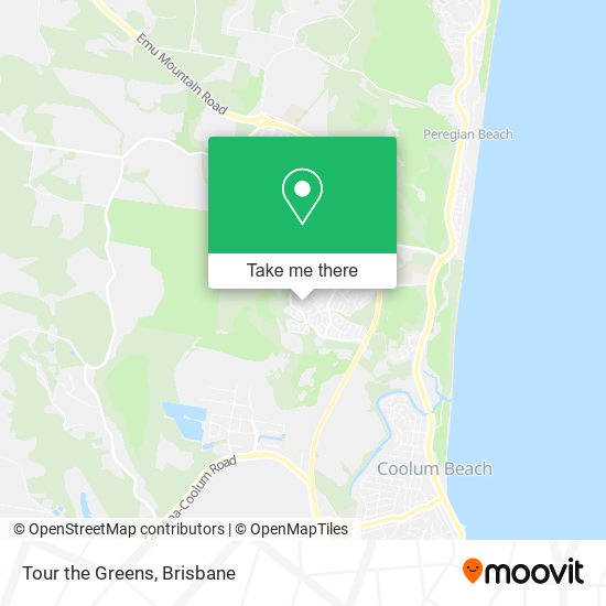 Tour the Greens map
