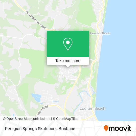 Peregian Springs Skatepark map