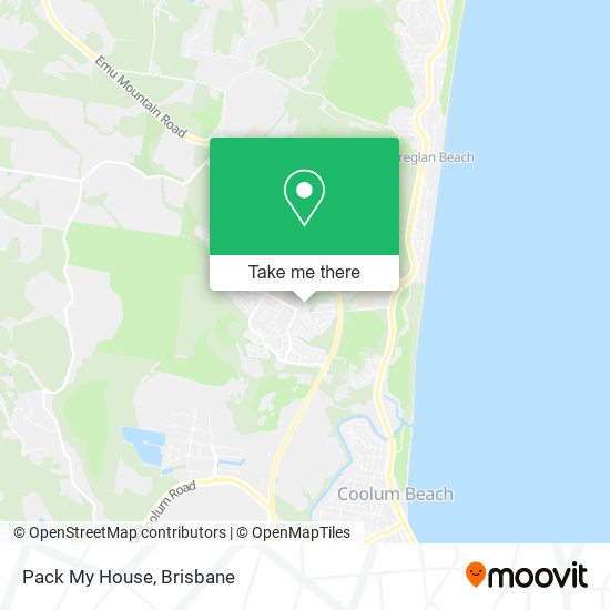 Pack My House map