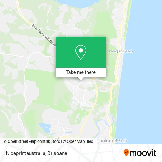 Niceprintaustralia map