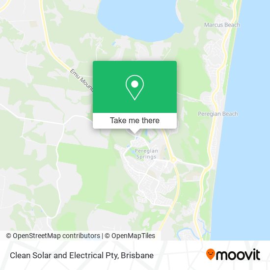 Clean Solar and Electrical Pty map