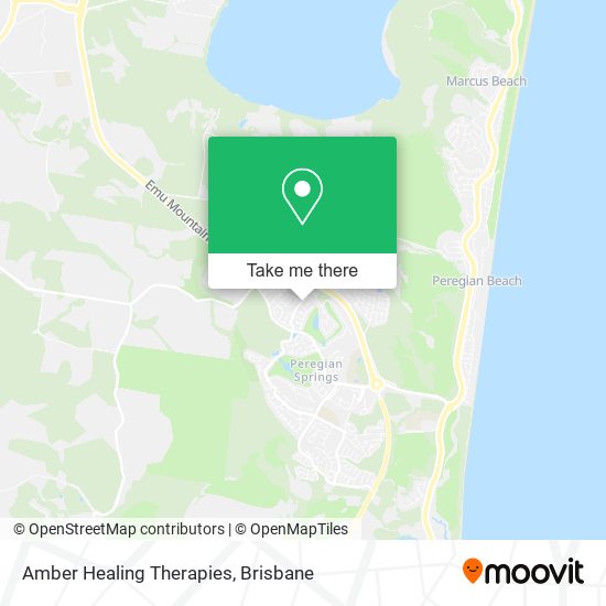 Amber Healing Therapies map
