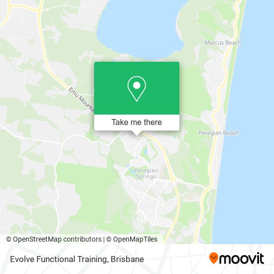 Evolve Functional Training map
