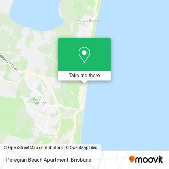 Peregian Beach Apartment map