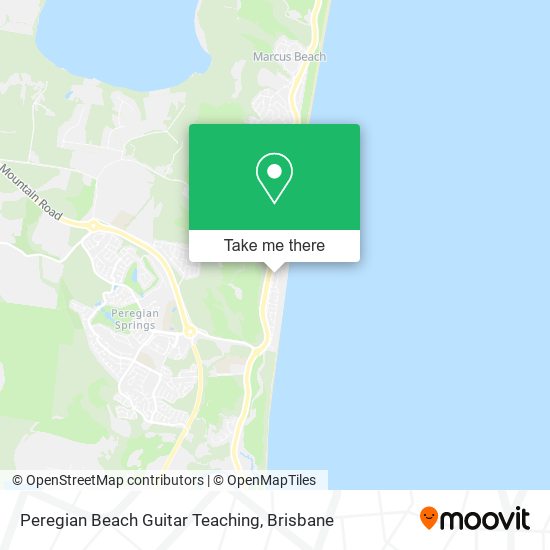 Peregian Beach Guitar Teaching map