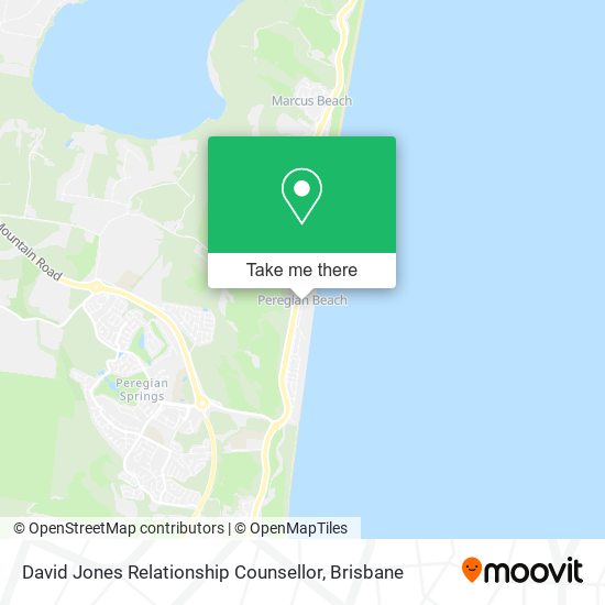 David Jones Relationship Counsellor map