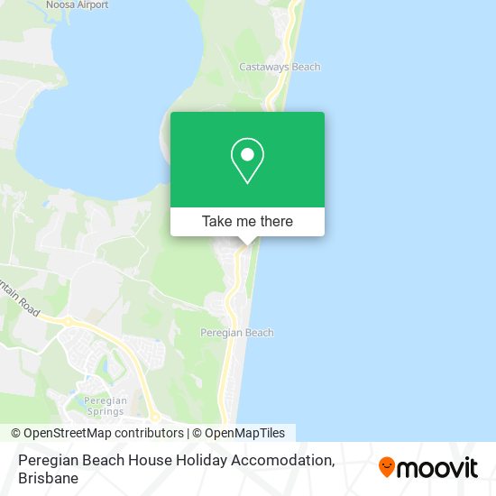 Peregian Beach House Holiday Accomodation map