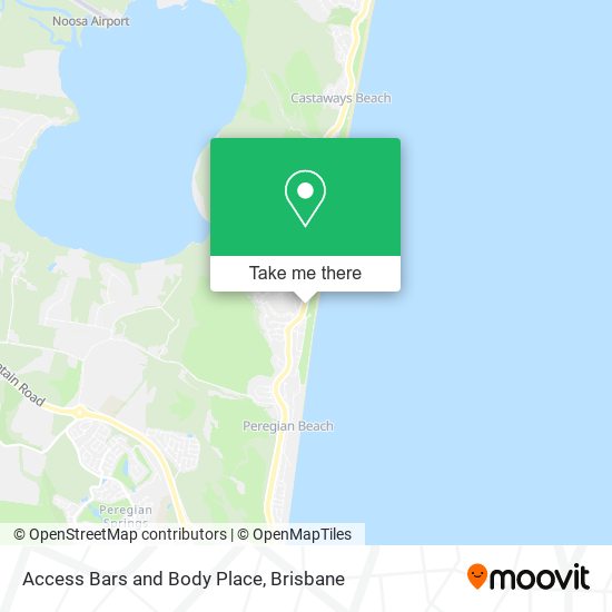 Access Bars and Body Place map