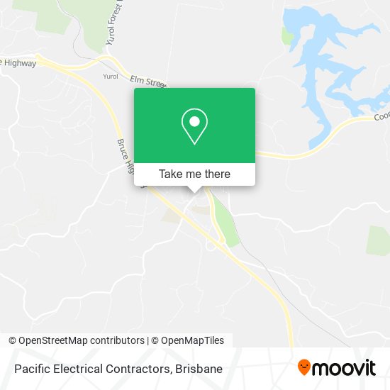 Pacific Electrical Contractors map