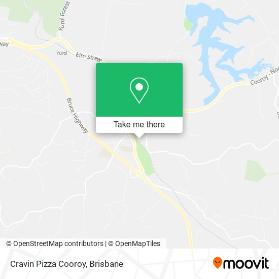 Cravin Pizza Cooroy map