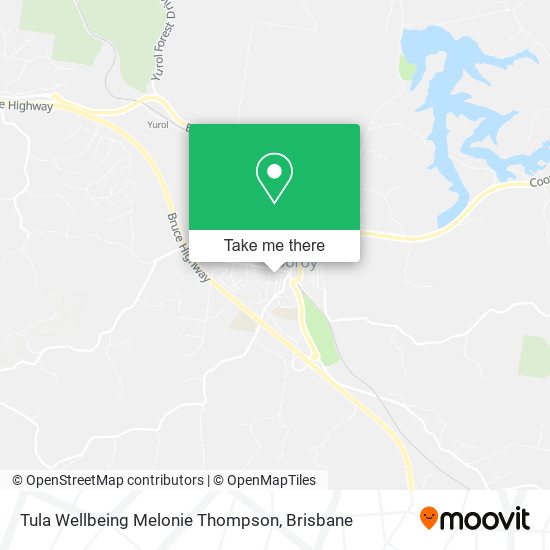 Tula Wellbeing Melonie Thompson map