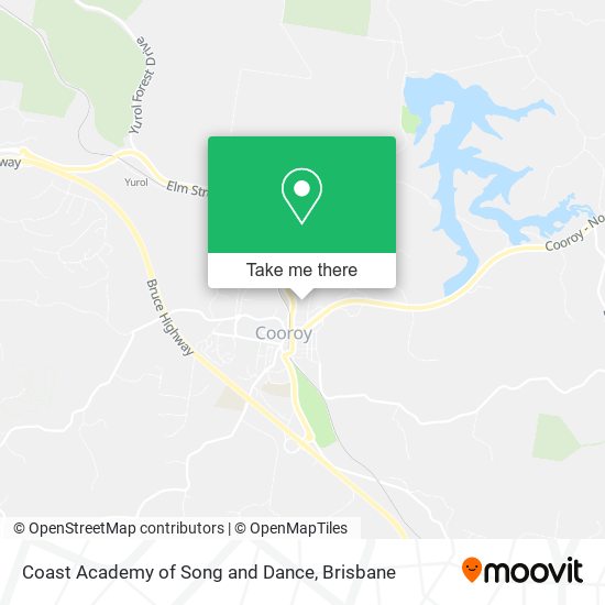 Coast Academy of Song and Dance map
