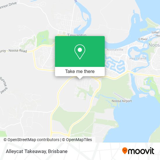 Alleycat Takeaway map