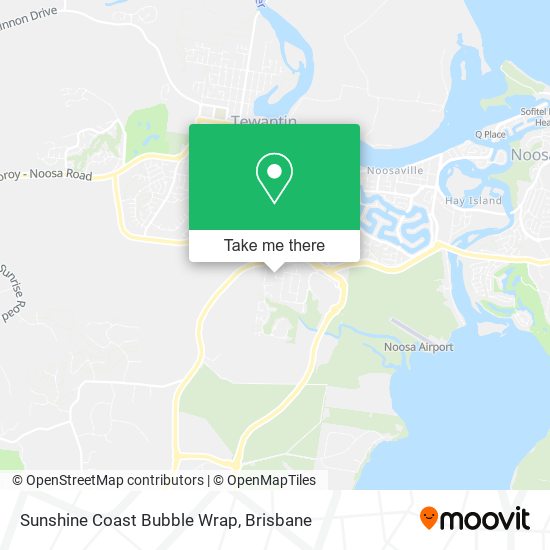 Sunshine Coast Bubble Wrap map