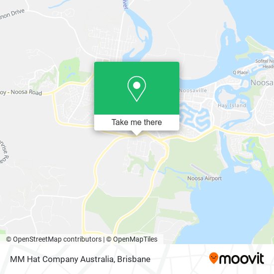 MM Hat Company Australia map