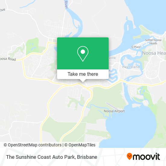 The Sunshine Coast Auto Park map