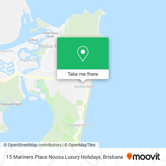 15 Mariners Place Noosa Luxury Holidays map