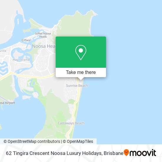 62 Tingira Crescent Noosa Luxury Holidays map